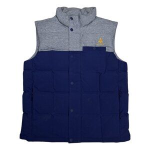 WOODS Adrian Duck Down Fill Blue Winter Puffer Parka Vest Mens Large